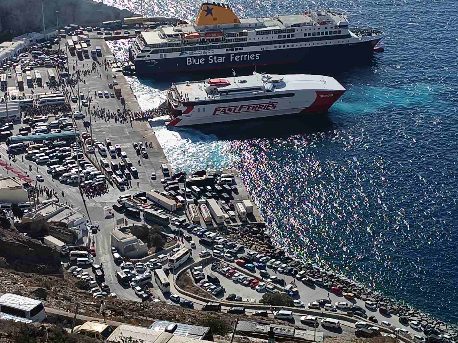 Athinios Port Santorini